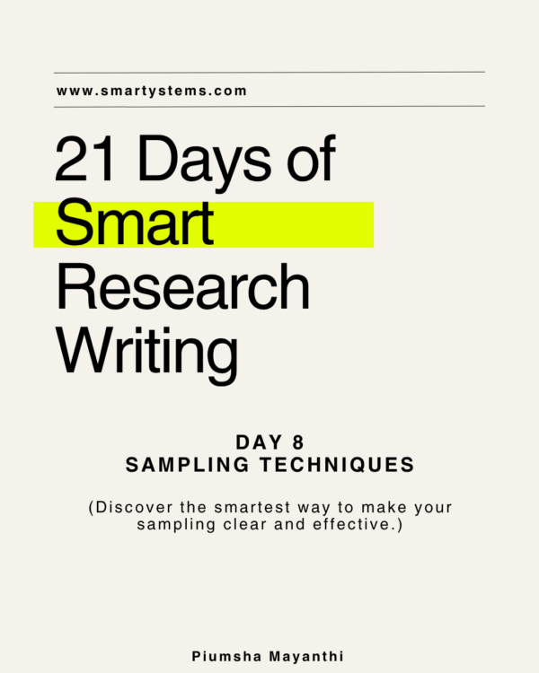 Day 8 -Sampling Techniques
